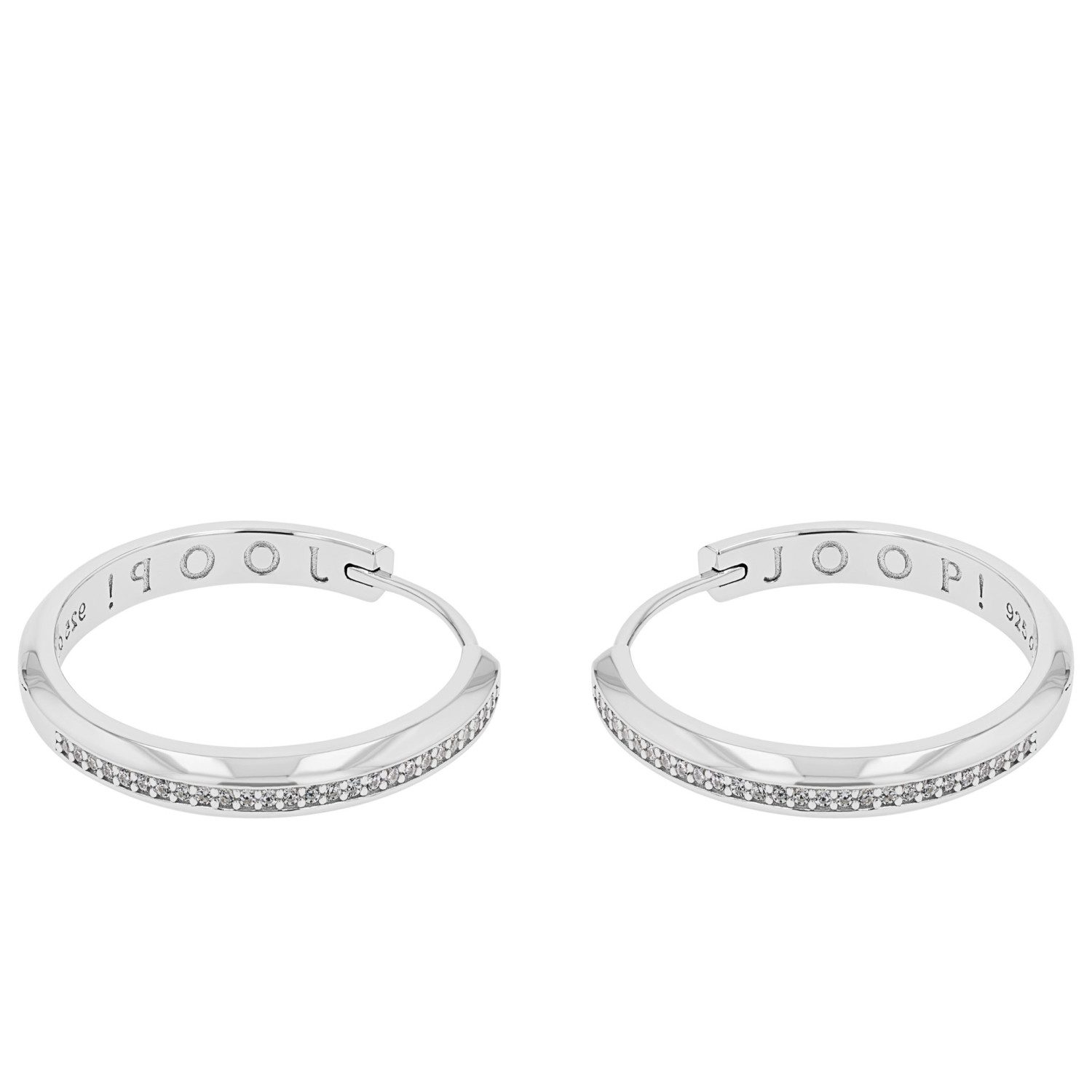 JOOP! Paar Creolen, mit Zirkonia (synth)