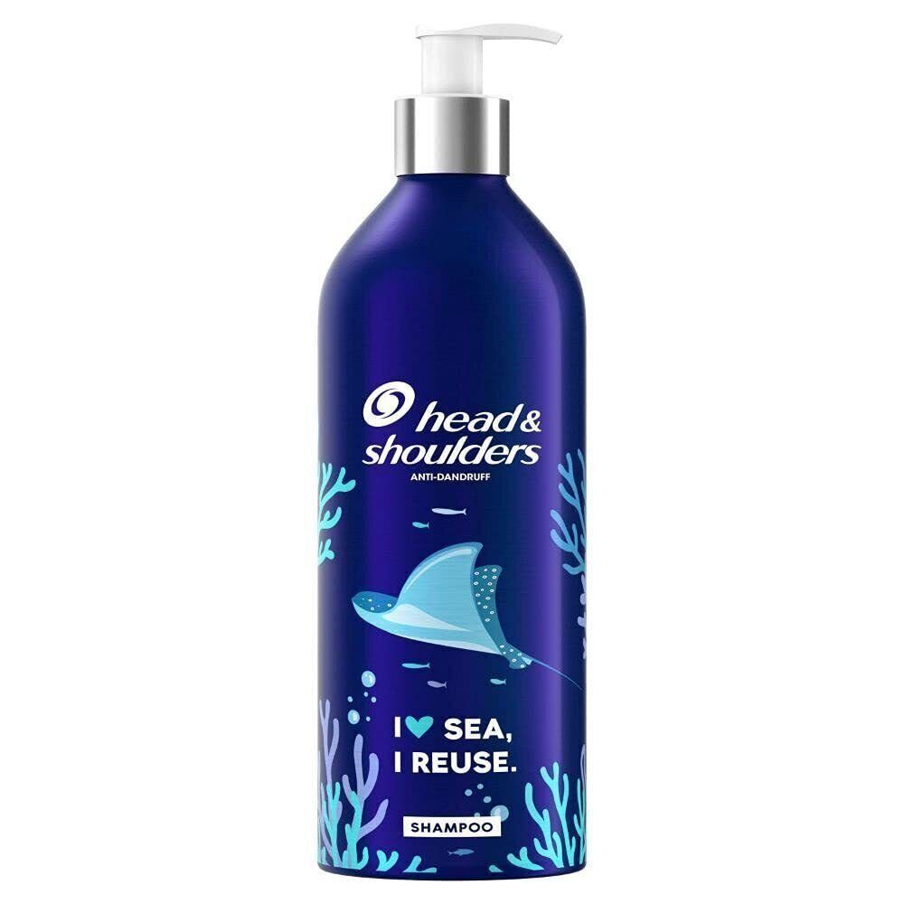 Head & Shoulders Kopfhaut-Pflegeshampoo Classic Clean Anti-Schuppen Nachfüllbare Aluminiumflasche 430ml, 1-tlg.