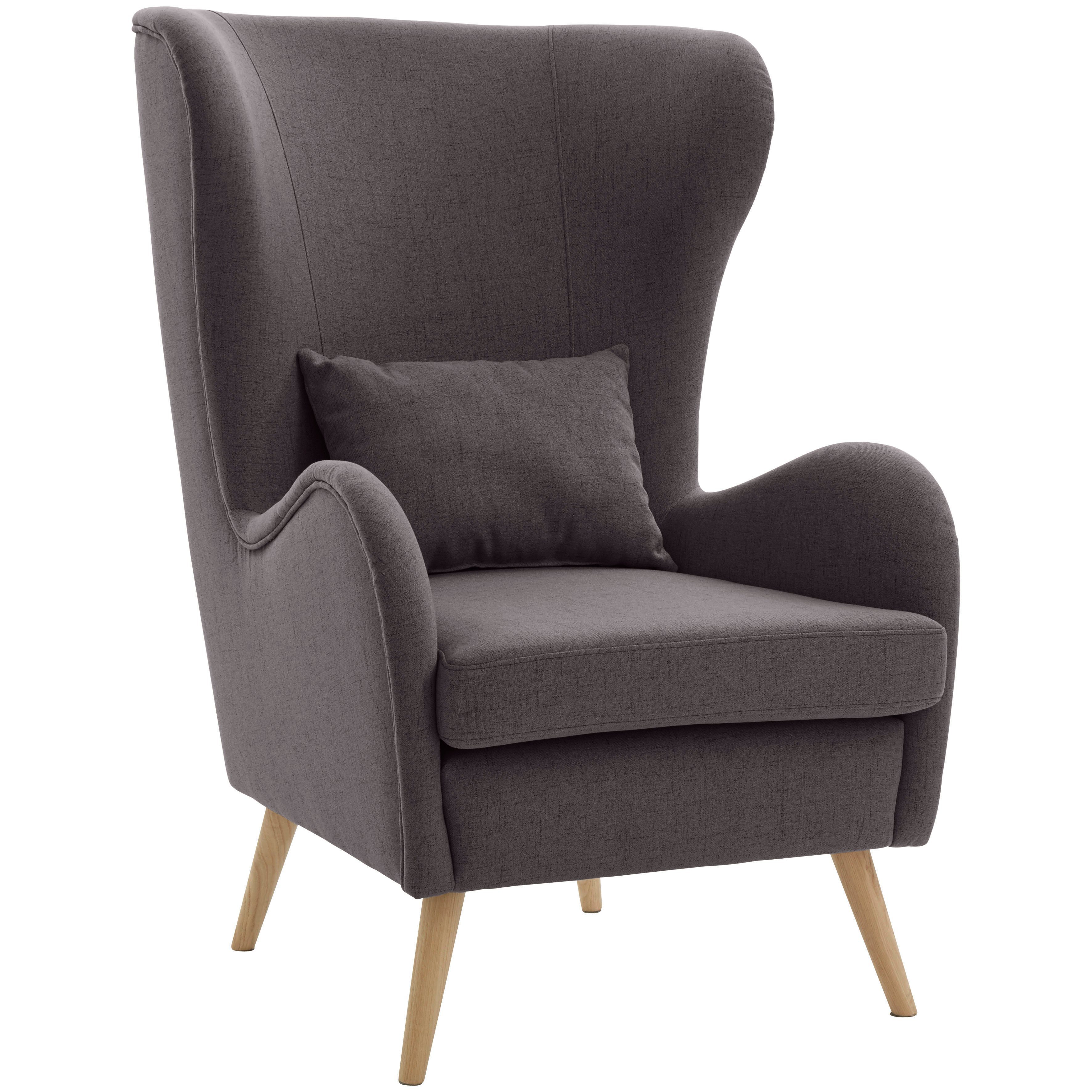 Home affaire Sessel Salla auch in Fellimitat und Feincord, viele Bezugsarte günstig online kaufen