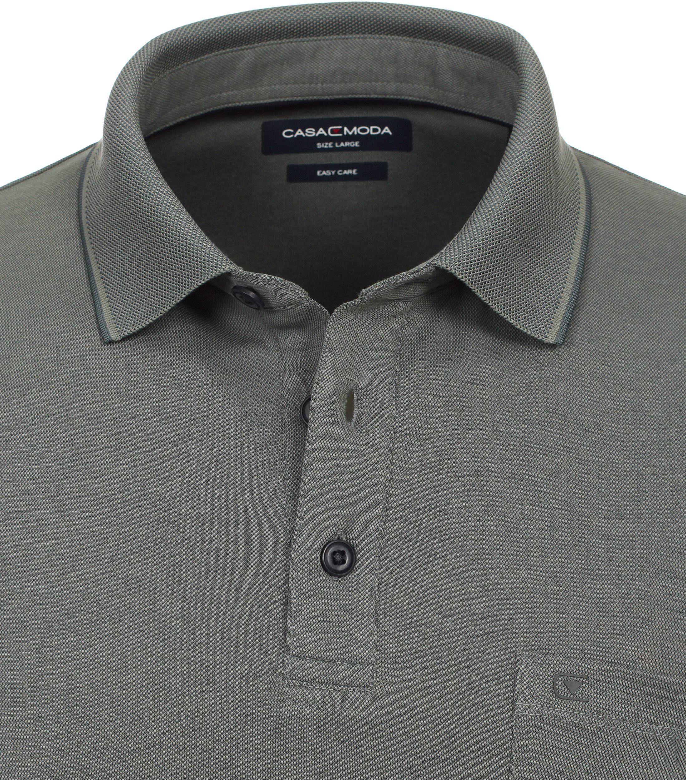 CASAMODA Langarm-Poloshirt CASAMODA Polo-Shirt Langarm uni