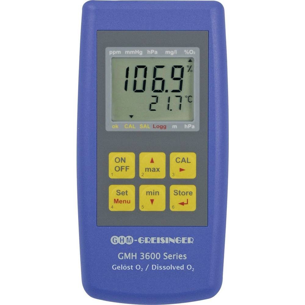 Greisinger Wasserzähler Handmessgerät für gelösten Sauerstoff GMH 3611