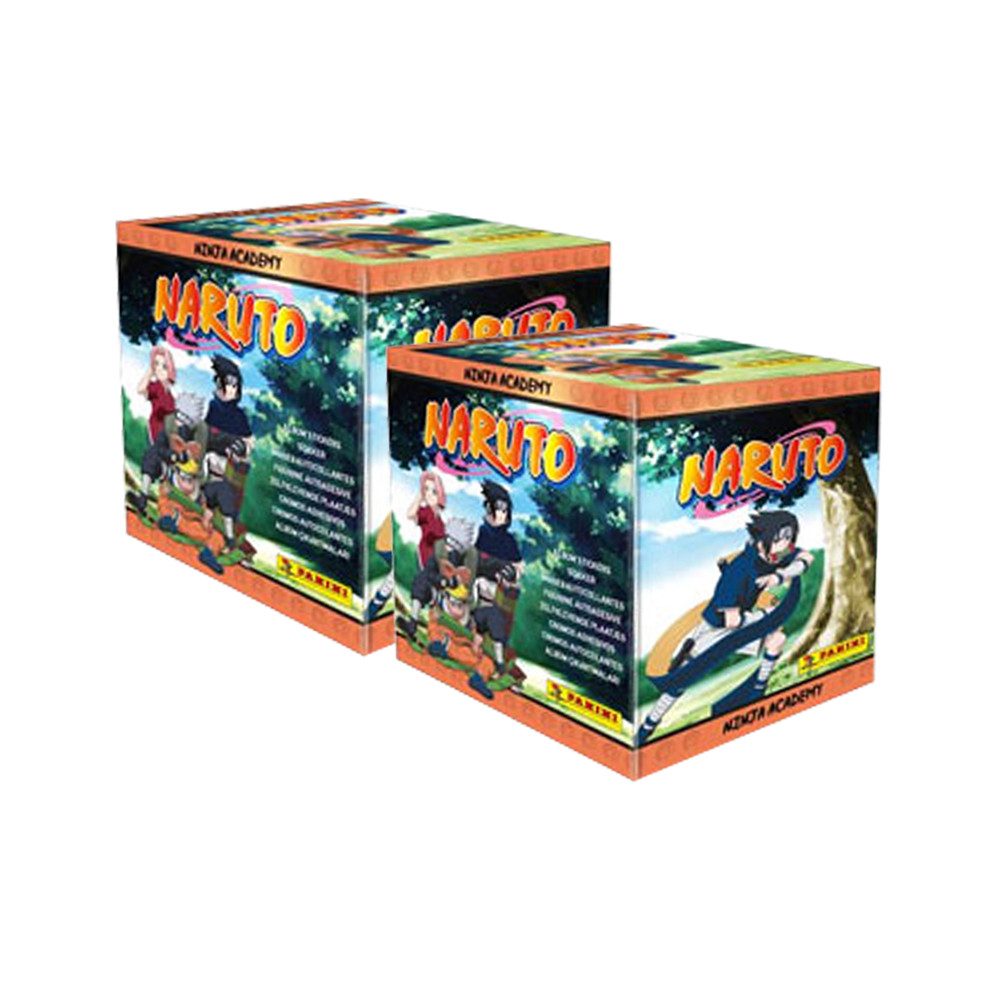 Panini Sammelkarte Naruto Ninja Adventures (2025) - Sammelsticker - 2 Displays (72 Tüten)
