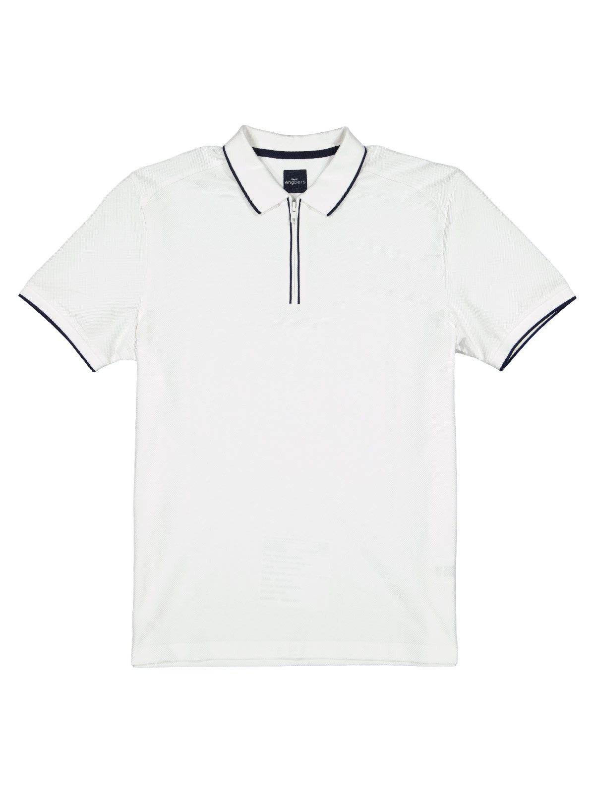 Engbers Poloshirt Herren Poloshirt, Reinweiss