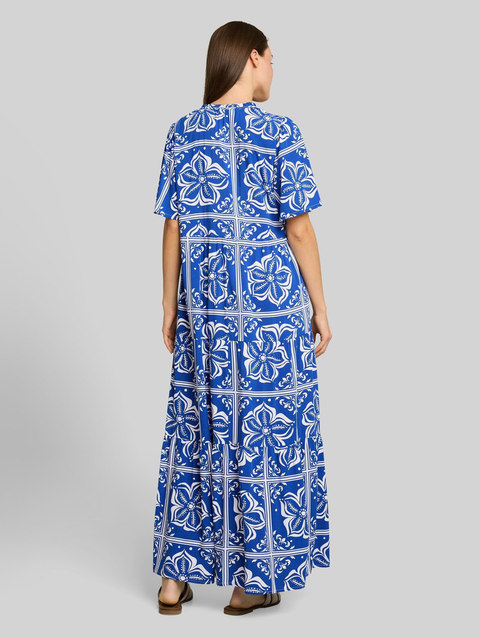TOM TAILOR Maxikleid Kleider & Jumpsuits Loose Fit Maxi-Kleid mit Muster
