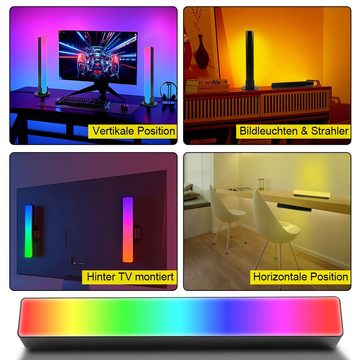 Rosnek LED Stripe »Smart LED-Lightbar, TV-Hintergrundbeleuchtung, Gaming-Lampe«, Music Sync,RGB Bluetooth App-Steuerung