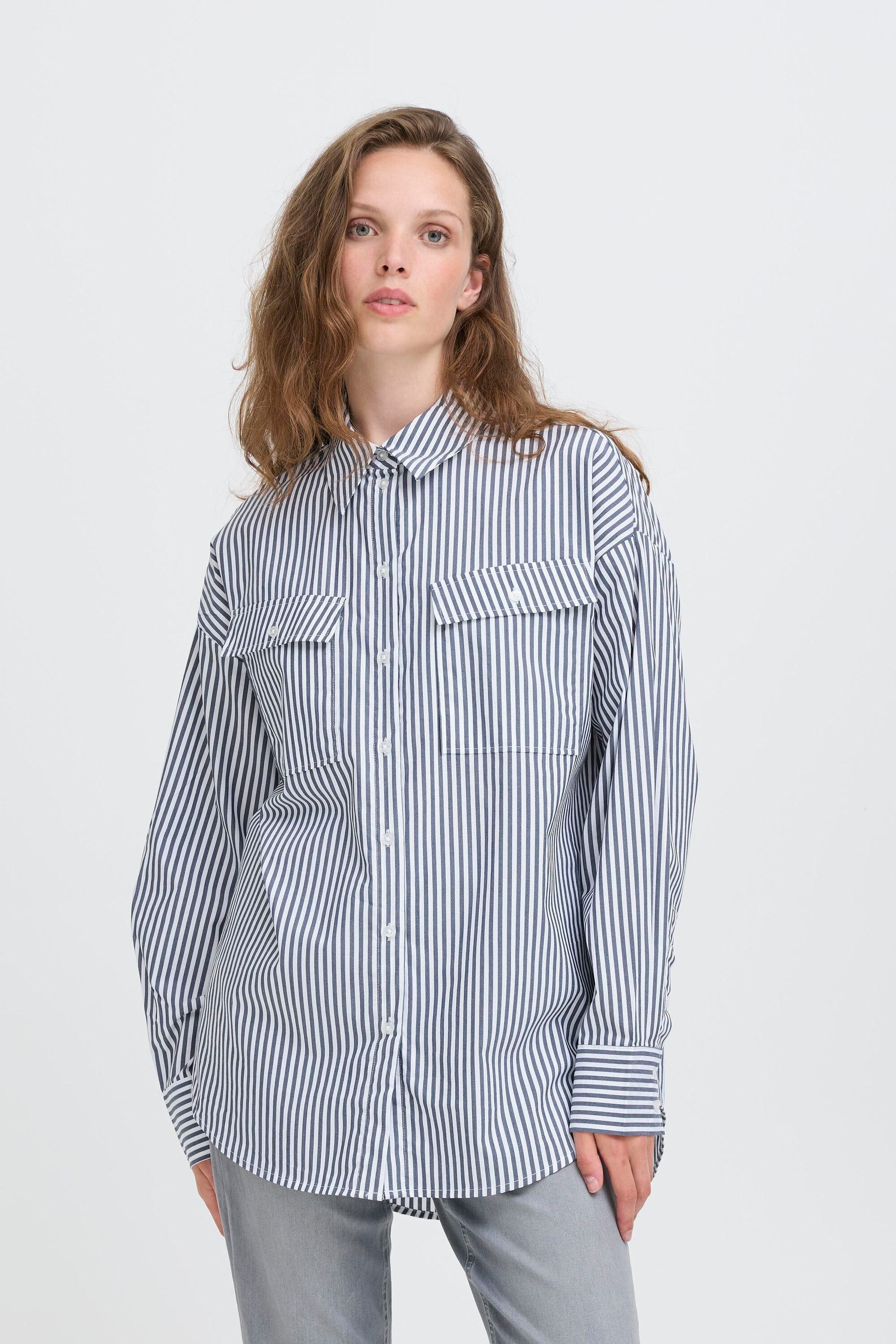 Ichi Langarmhemd Langarm - Hemd IHKATJA