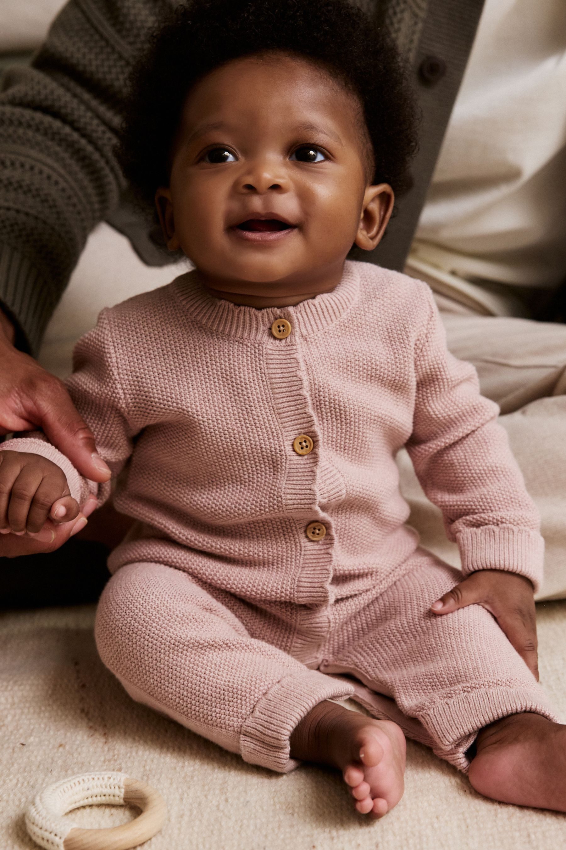 Next Overall Babystrampler aus Strick (1-tlg)