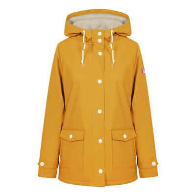 Derbe Regenjacke Pensholm mit weichem Teddy-Innenfutter