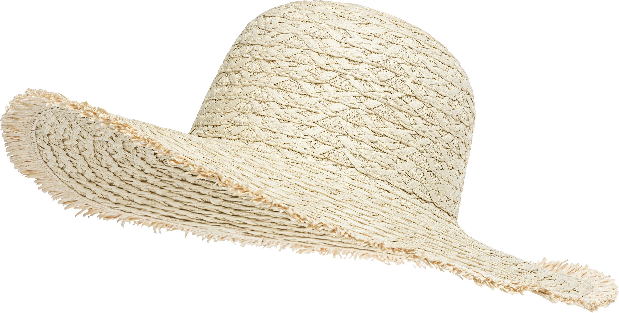 Caspar Strohhut HT022 großer Damen Sommerhut Sonnenhut mit breiter Krempe
