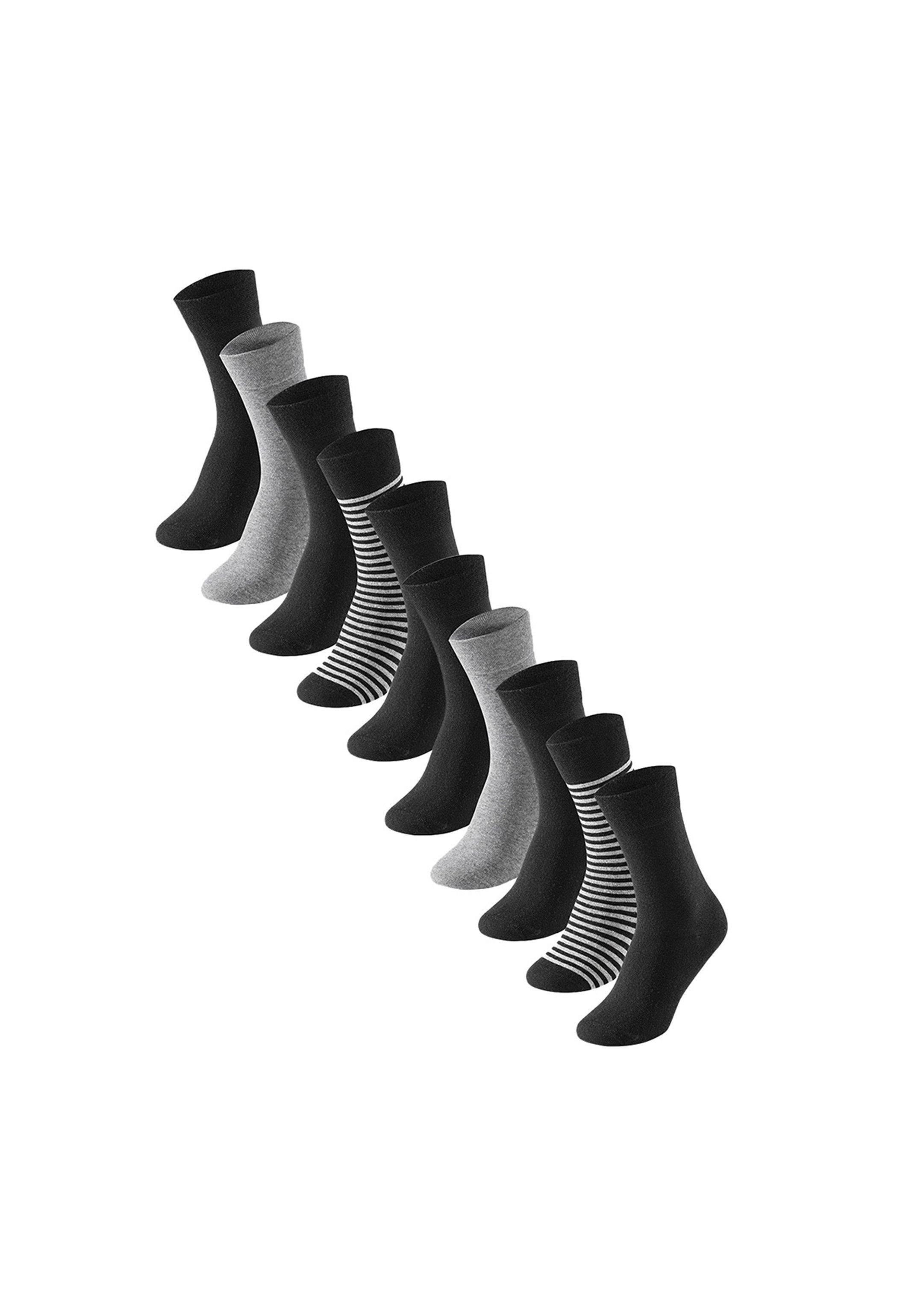 Langsocken 10er Pack Bluebird