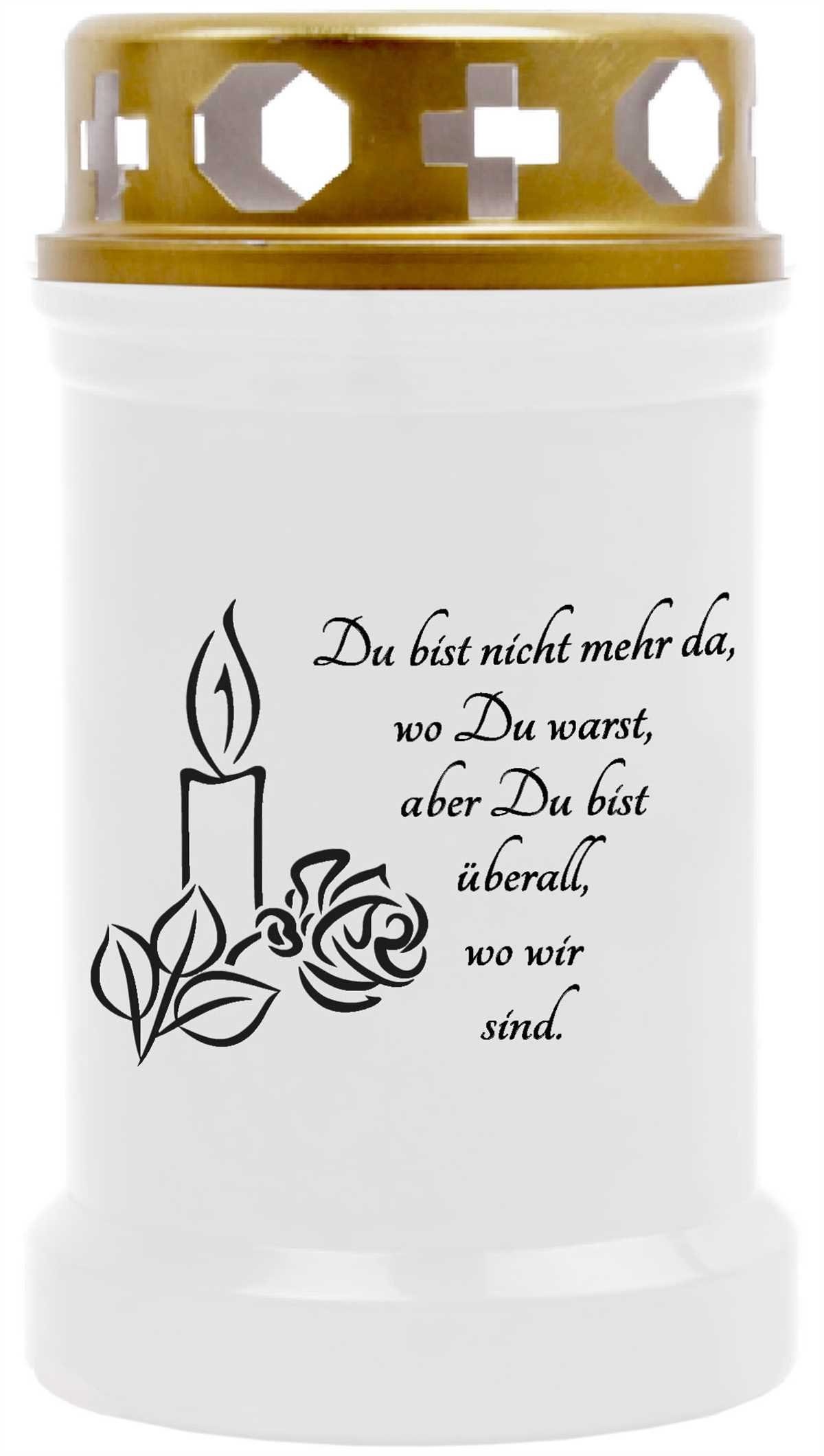 HS Candle Grabkerze, Grabkerze Brenndauer 170 günstig online kaufen