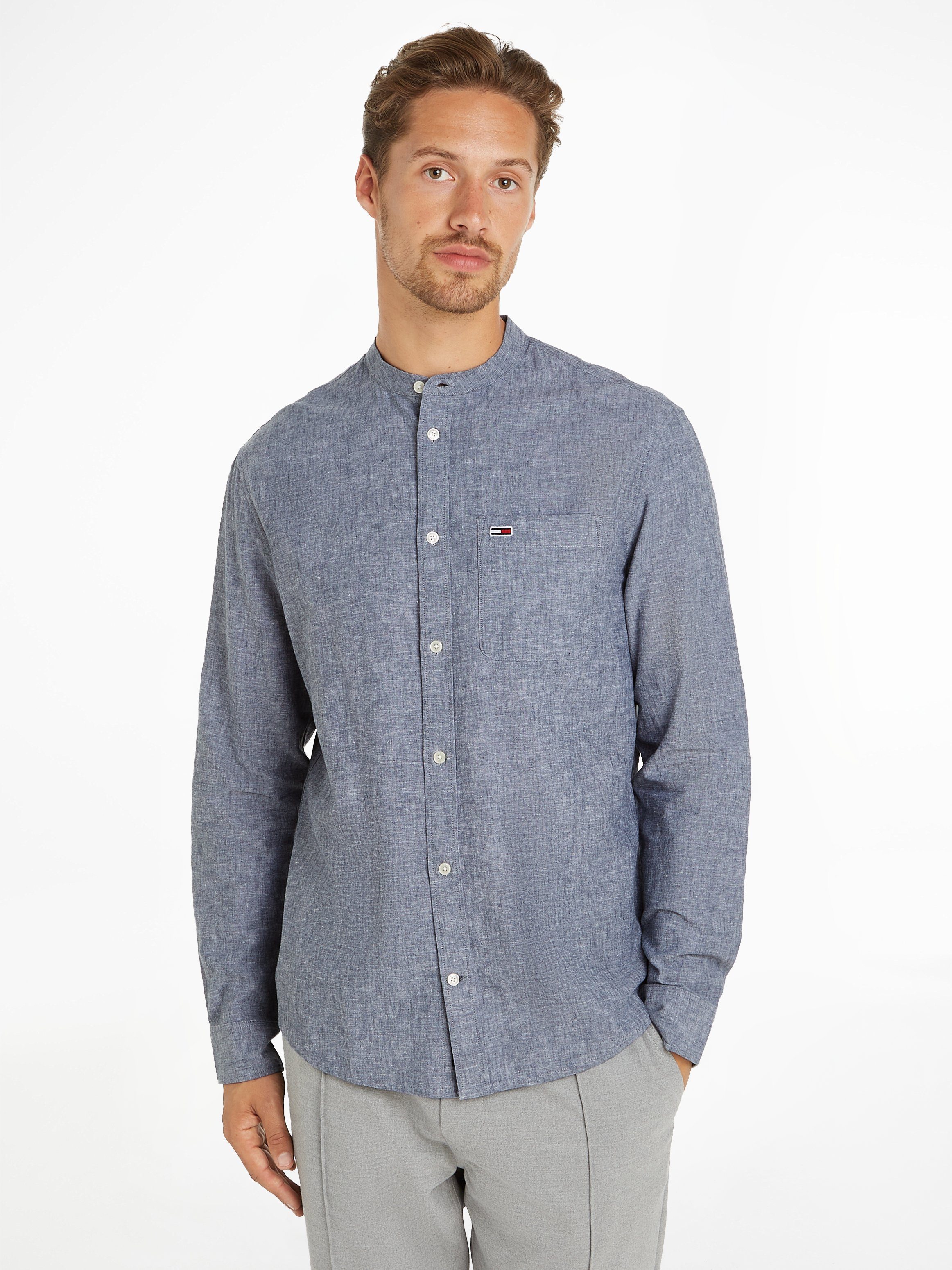 Tommy Jeans Langarmhemd TJM REG MAO günstig online kaufen