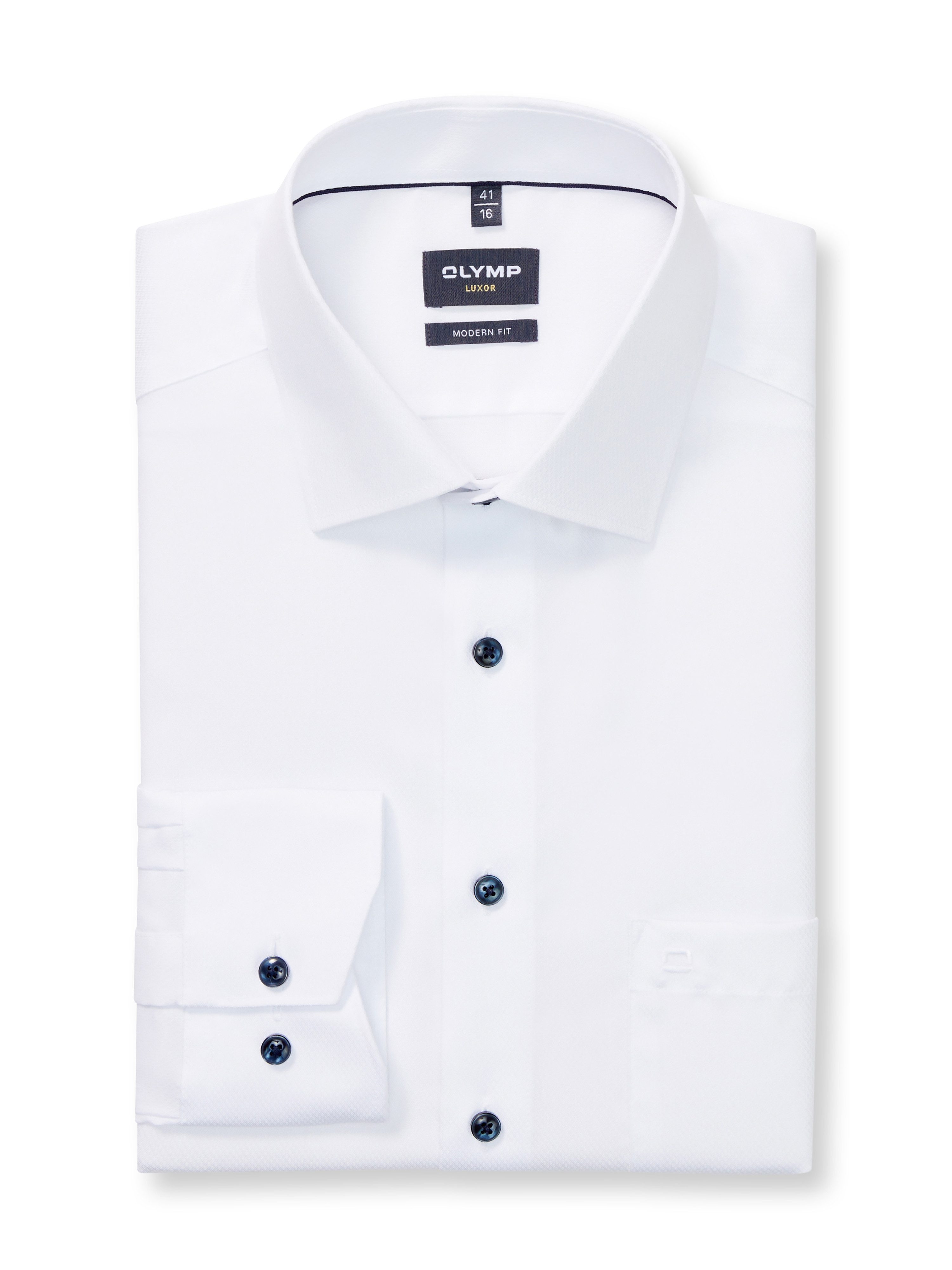 OLYMP Businesshemd Luxor modern fit feine Struktur, Modern Fit, New Kentkra günstig online kaufen