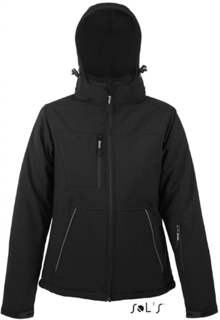 Softshelljacke Rock Damen Padded Softshell abnehmbare Kapuze