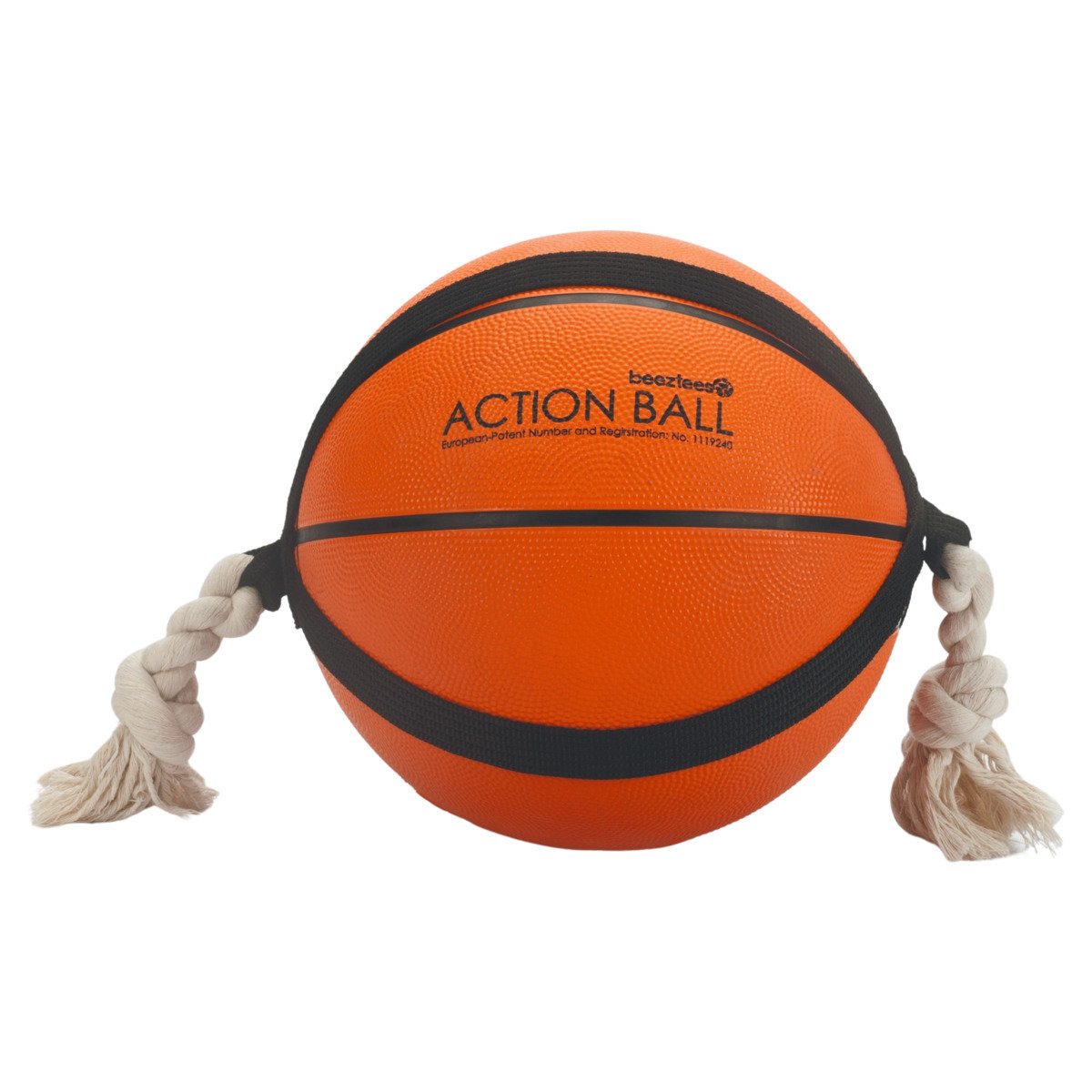 Tierball Hundespielzeug Action Basketball orange