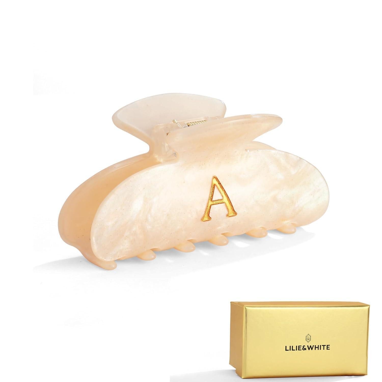 LuxusKollektion Haarklammer Damen Haarklammer Buchstaben L Gold Hypoallergen Hochwertig Elegantes