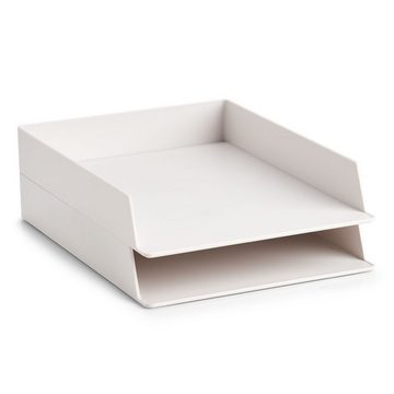 Zeller Present Briefablage Dokumentenablage, Kunststoff, grau, 24 x 32,5 x 5 cm