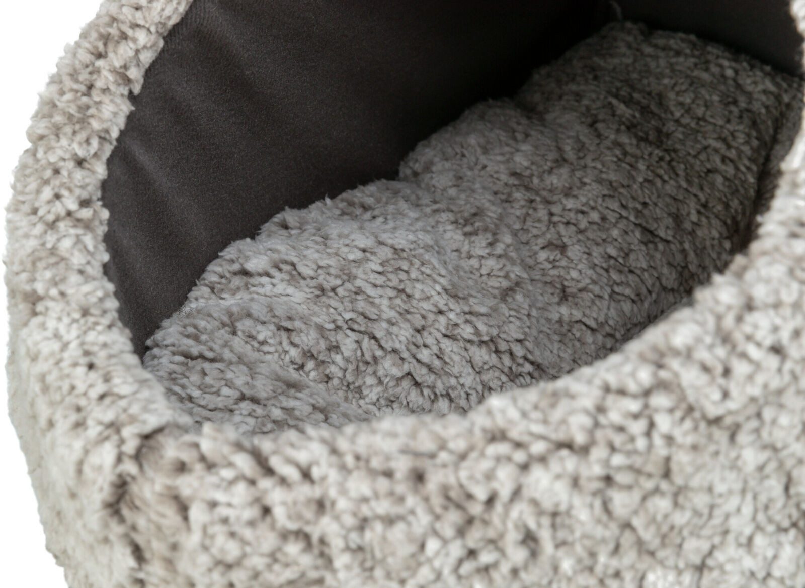 TRIXIE Schlafhöhle Höhle Calida mit wärmereflektierender Einlage - grau/weiß-schwarz - 50