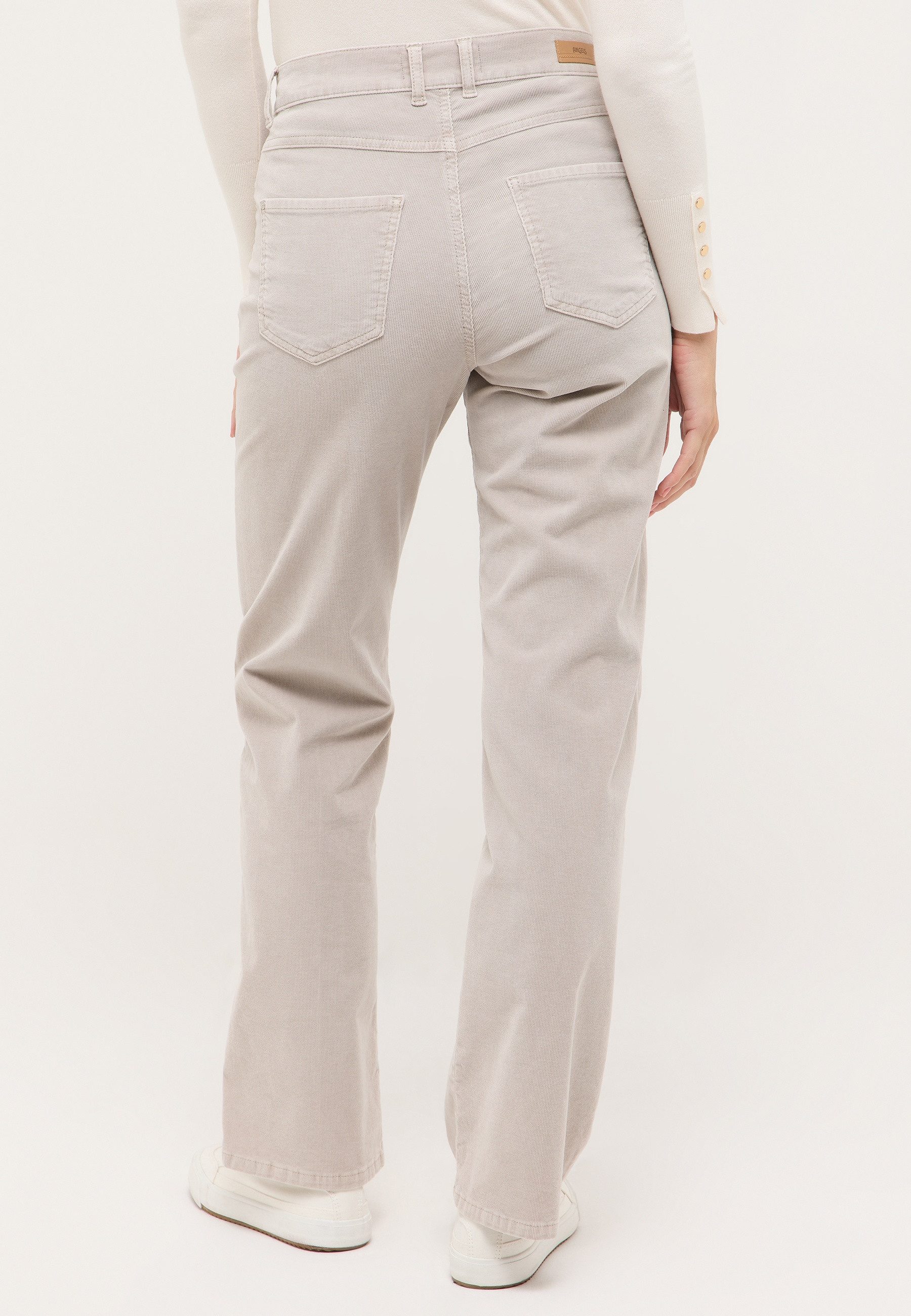 ANGELS Cordhose Angels Jeans Damen Cordhose Lara - beige (1-tlg)