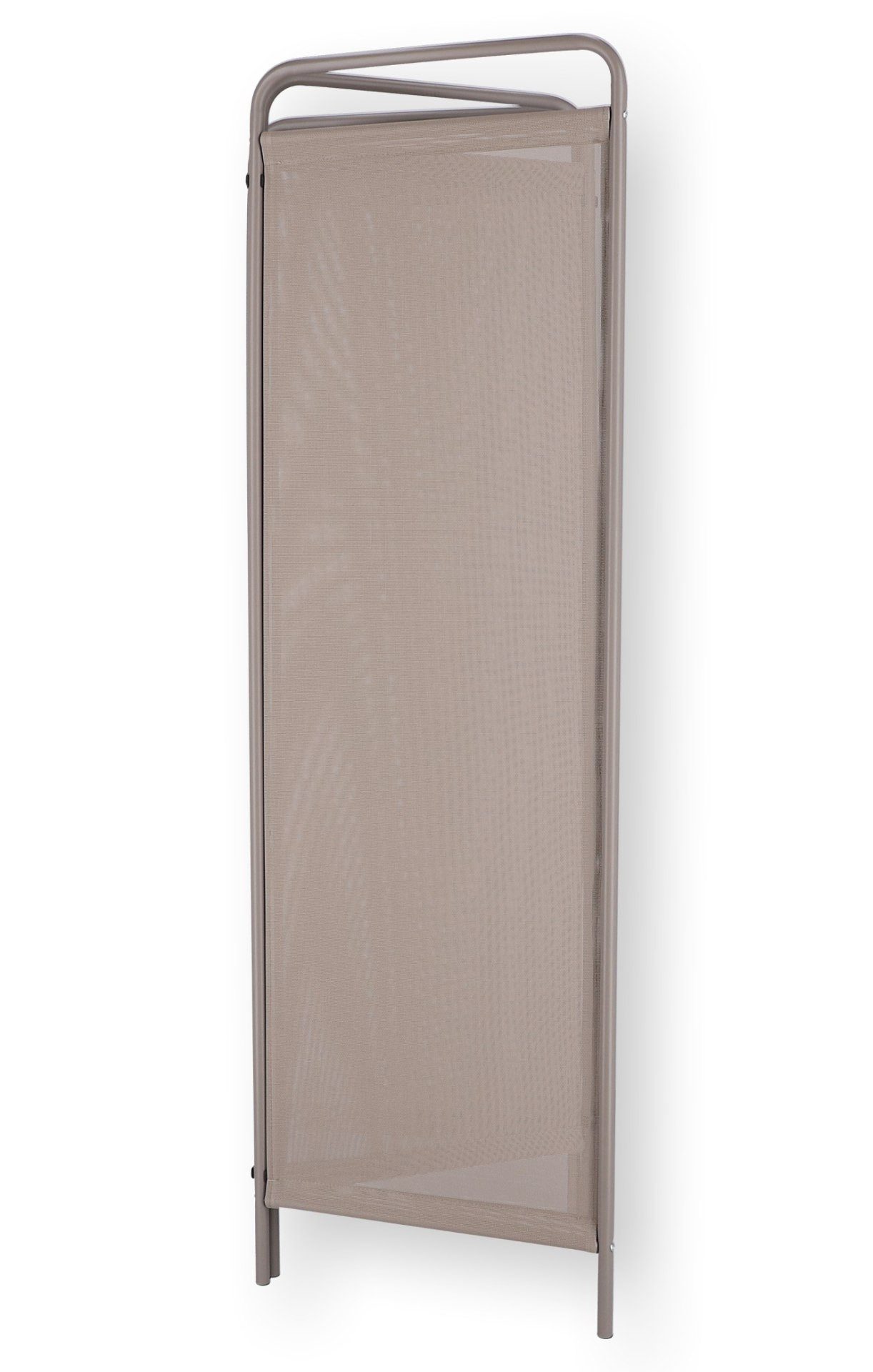 Fiam Paravent Sichtschutz aus Kunststoffgewebe, Taupe