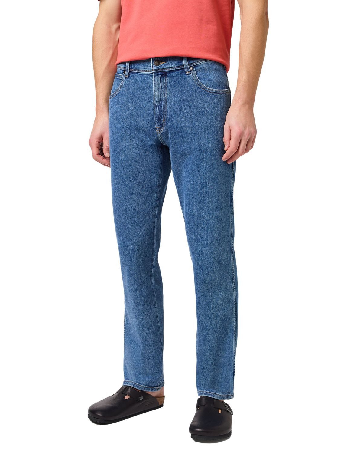 Straight-Jeans Durable Stretch