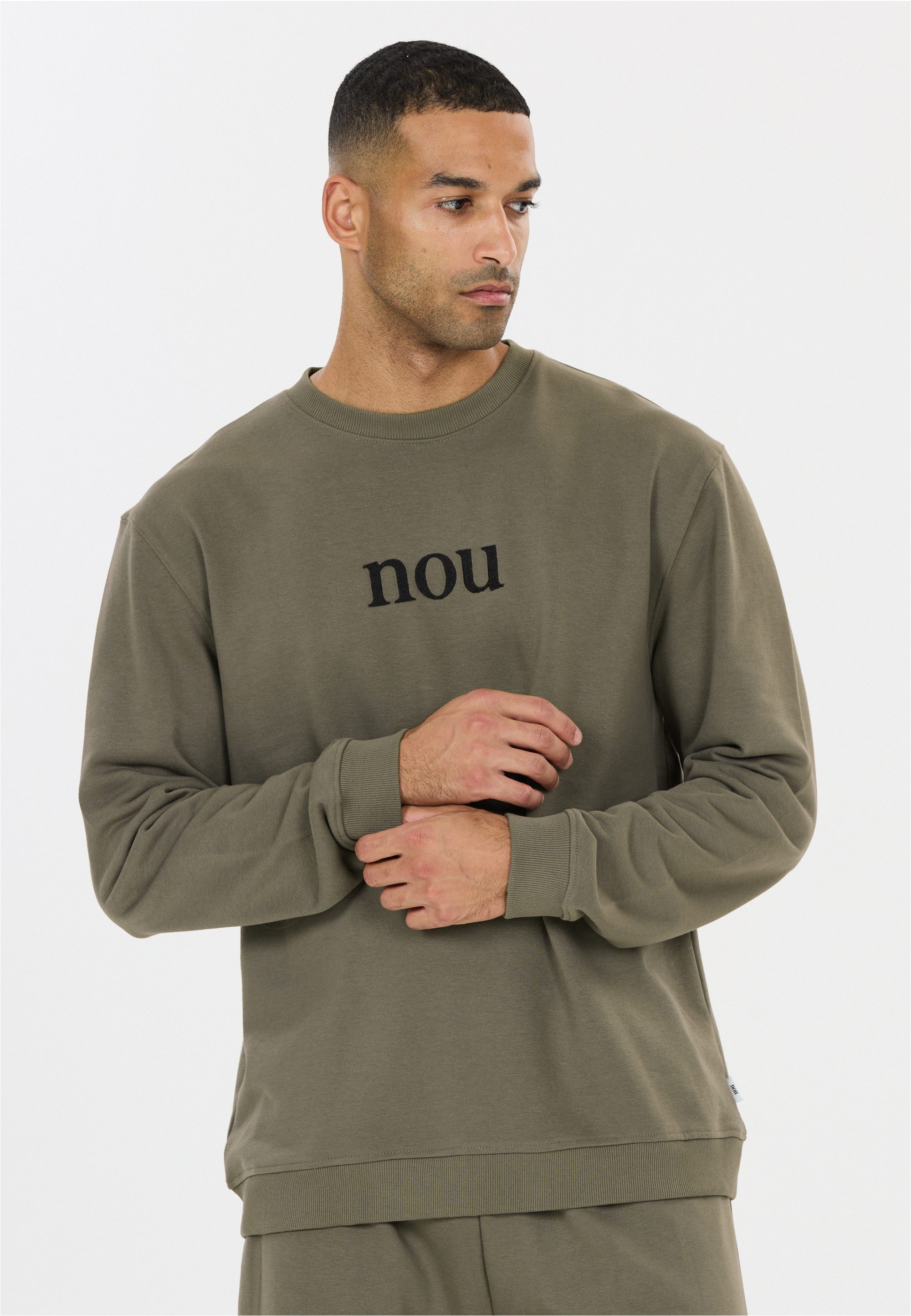 nou Sweatshirt Wiseman im Basic-Design