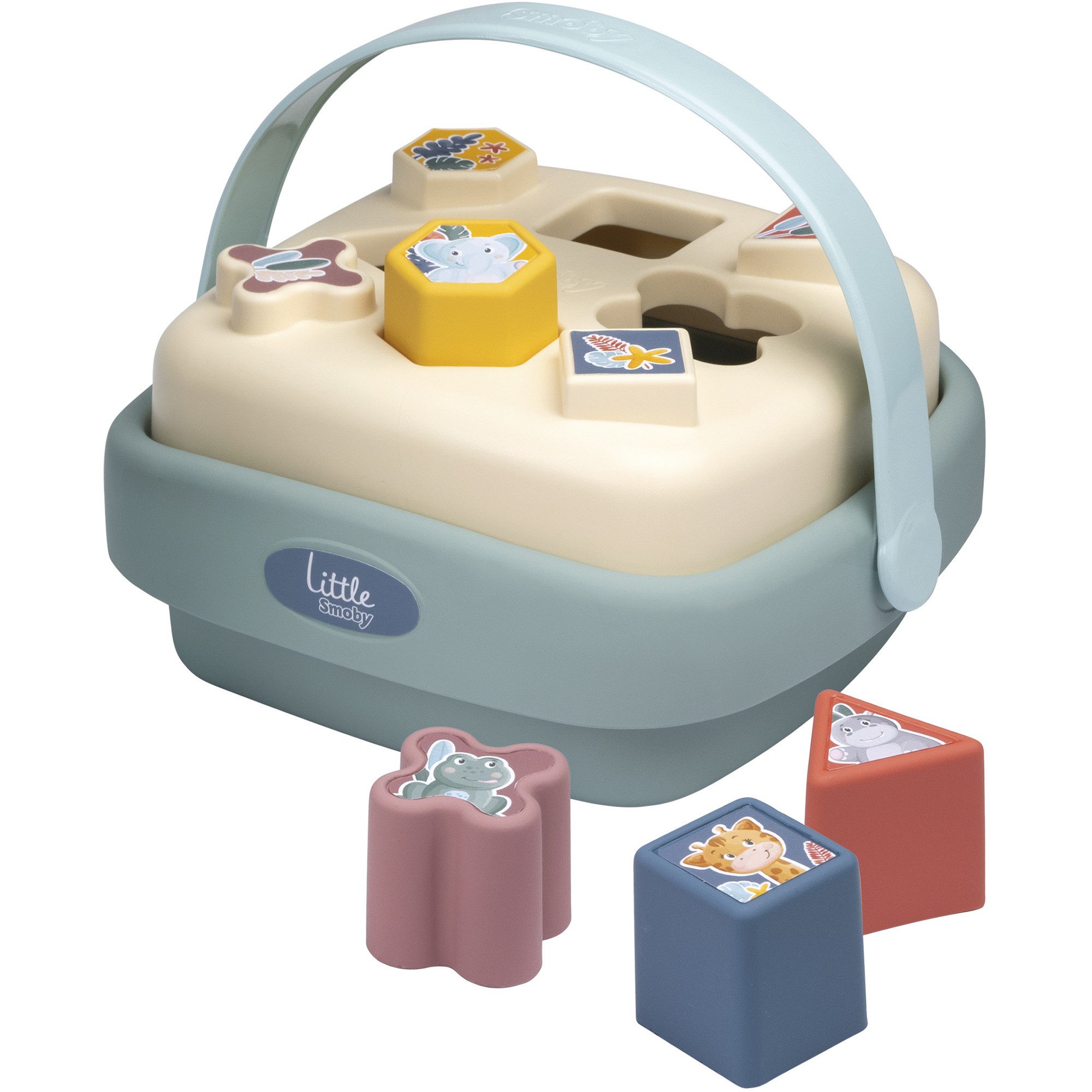 Smoby Stapelspielzeug Smoby Little Smoby Formensteckspiel-Korb