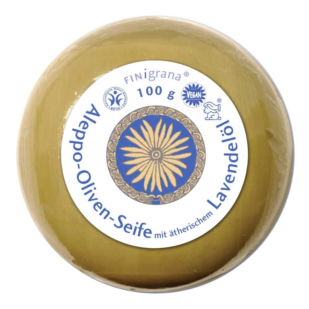 Gesichtsseife Aleppo Lavendel Seife - Rund 100g