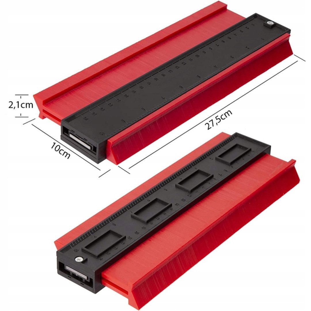 VERK GROUP Konturenlehre Konturenlehre 130/260 mm Profillehre Abtastschablone Messlehre, max. 260 mm, 2 Größen, präzise Abnahme – Bild 4 von 5