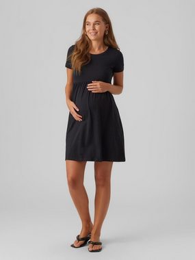 Mamalicious Shirtkleid Kurzes Umstands Kleid Schwangerschaft MLMIA (kurz) 5320 in Schwarz-2