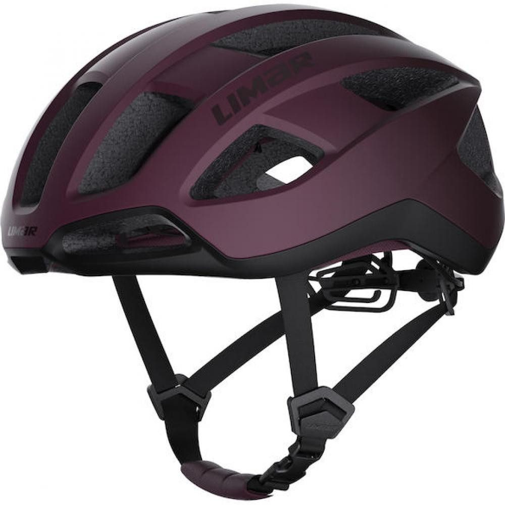 LIMAR Fahrradhelm Limar Air Stratos Matt Amaranth M Rot - leichter All-Terrain-Fahrradhe