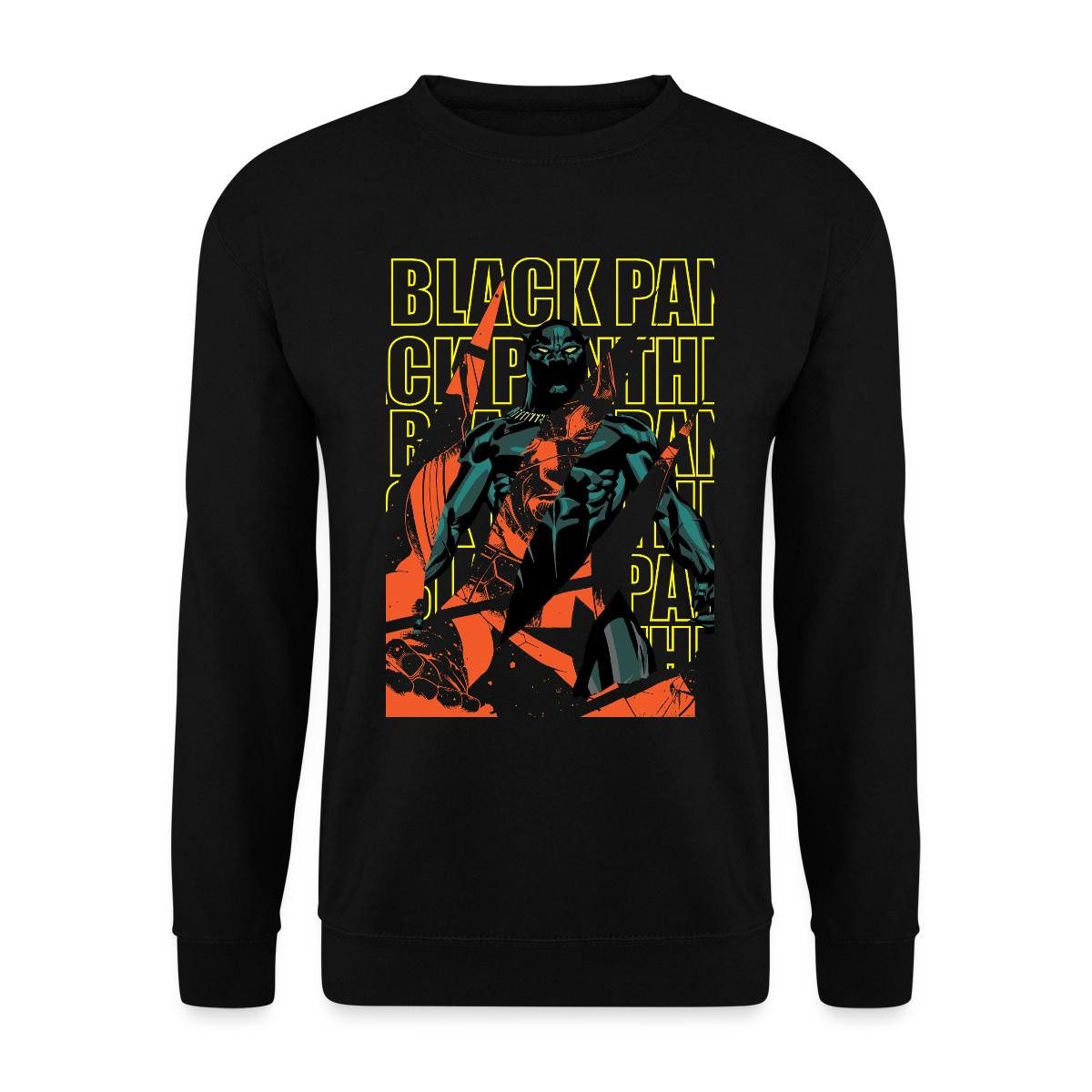 Spreadshirt Sweatshirt Avengers Superheld Black Panther Unisex Pullover (1-tlg)