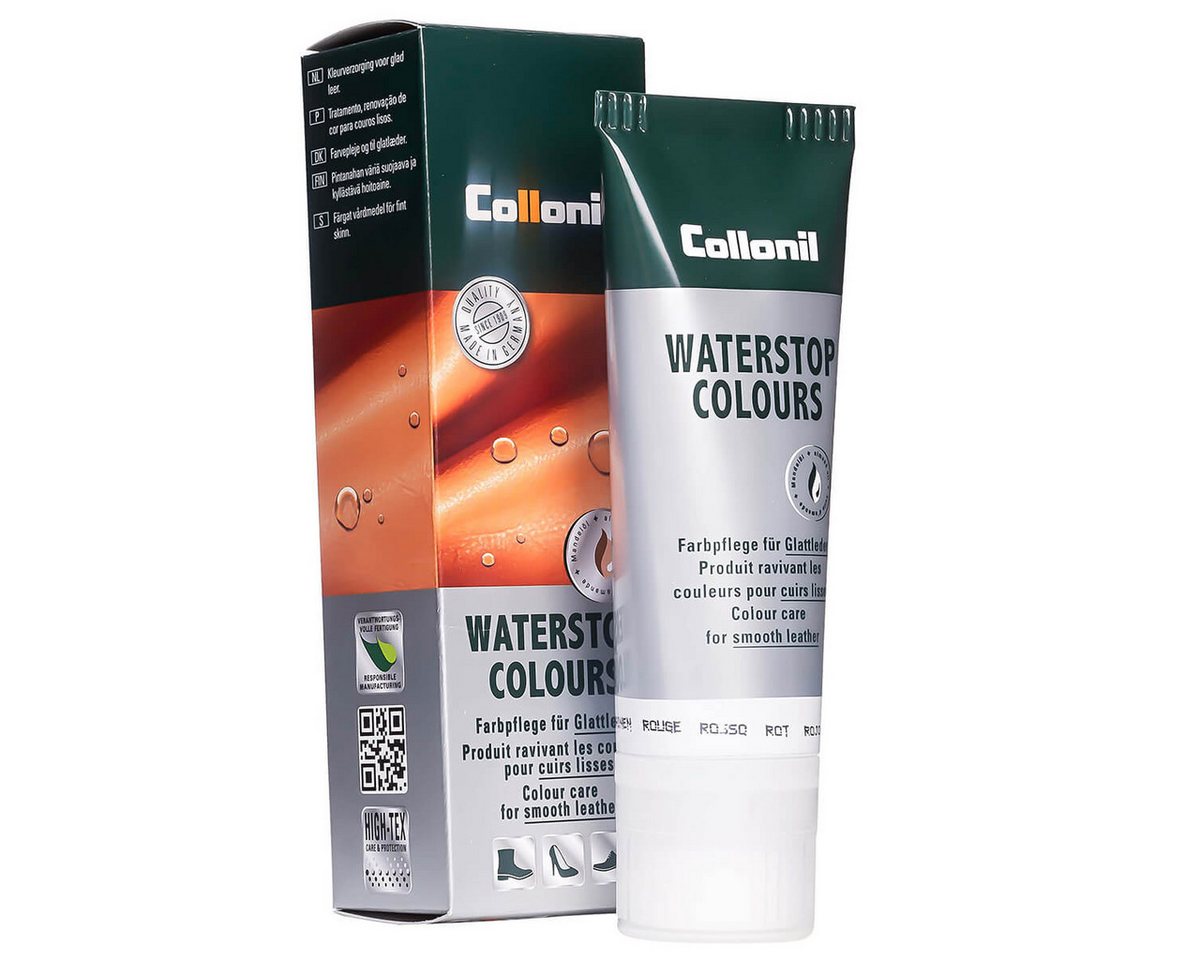 Thumbnail - Collonil Waterstop Colours - Farbige Pflege- und Imprägniercreme für Glattleder Schuhcreme
