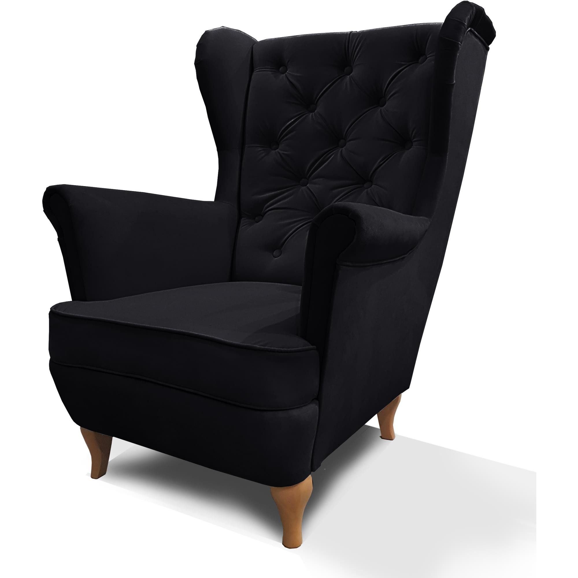 Beautysofa Ohrensessel Sessel FALCO Chesterfield Wohnzimmersessel günstig online kaufen