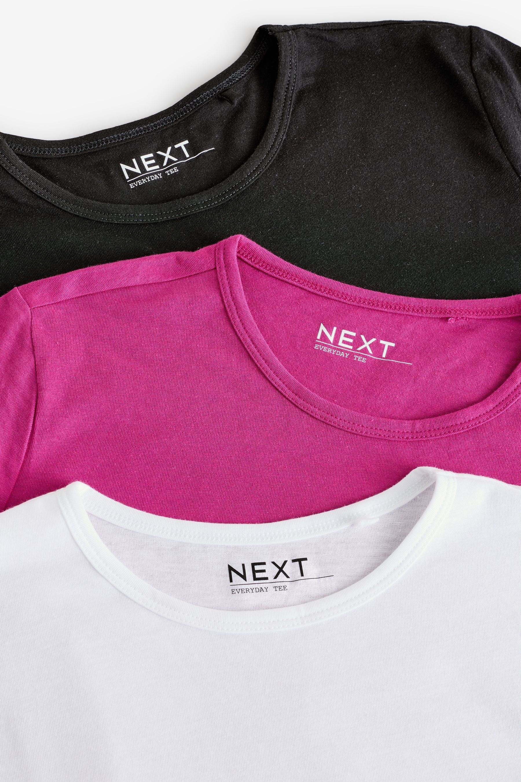 Next T-Shirt Everyday Kurzarm-T-Shirt mit Rundhalsausschnitt günstig online kaufen