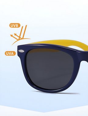 PACIEA Sonnenbrille Silikon Anti UV Babybrille mit polarisiertem Licht 3-8 Jahre alt