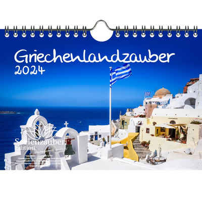Seelenzauber Wandkalender Griechenlandzauber DIN A5 Wandkalender für 2024 Athen Griechenland