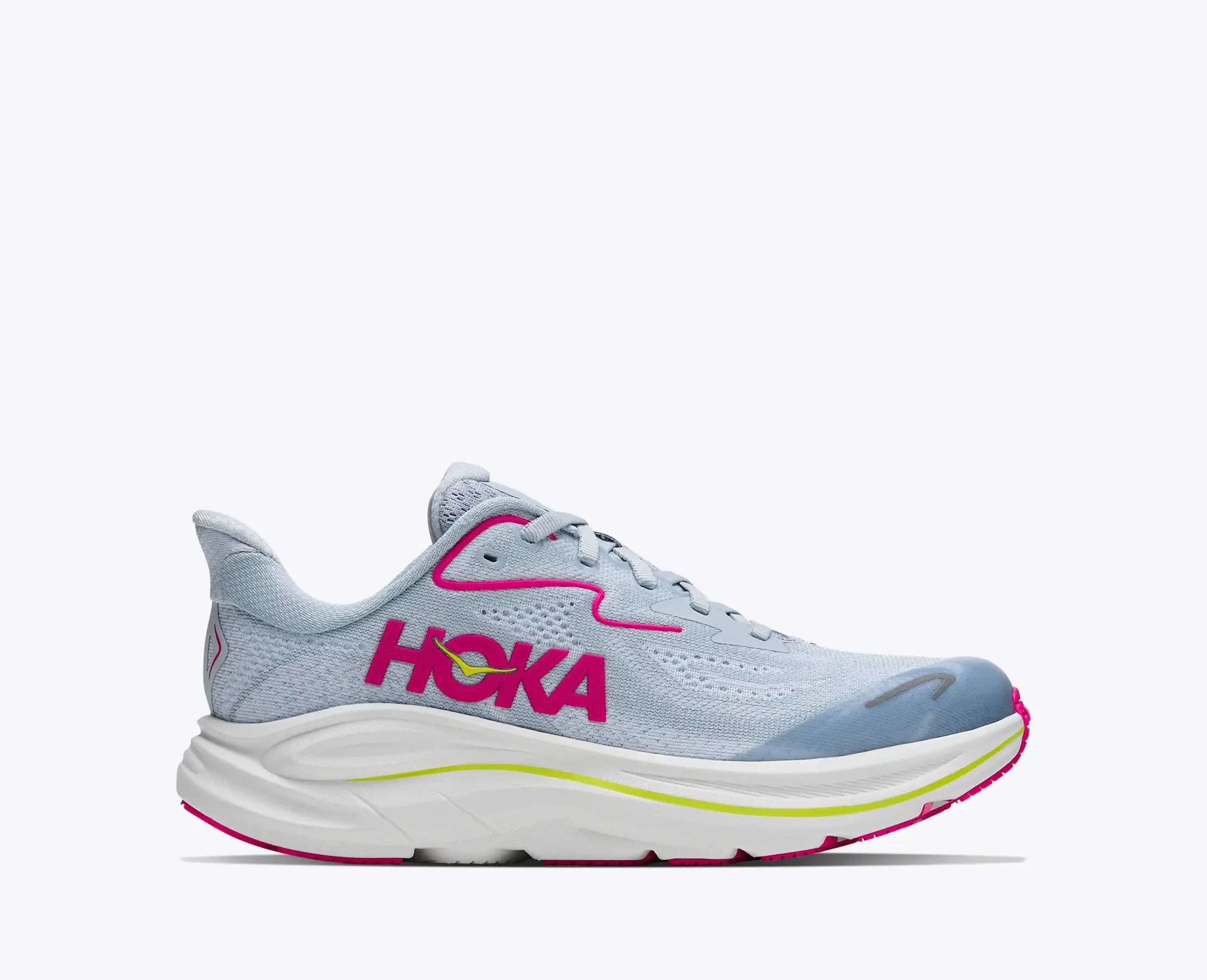 Hoka One One Clifton 10 Big Kids Laufschuh mit EVA-Dämpfungstechnologie, atmungsaktives Obermaterial