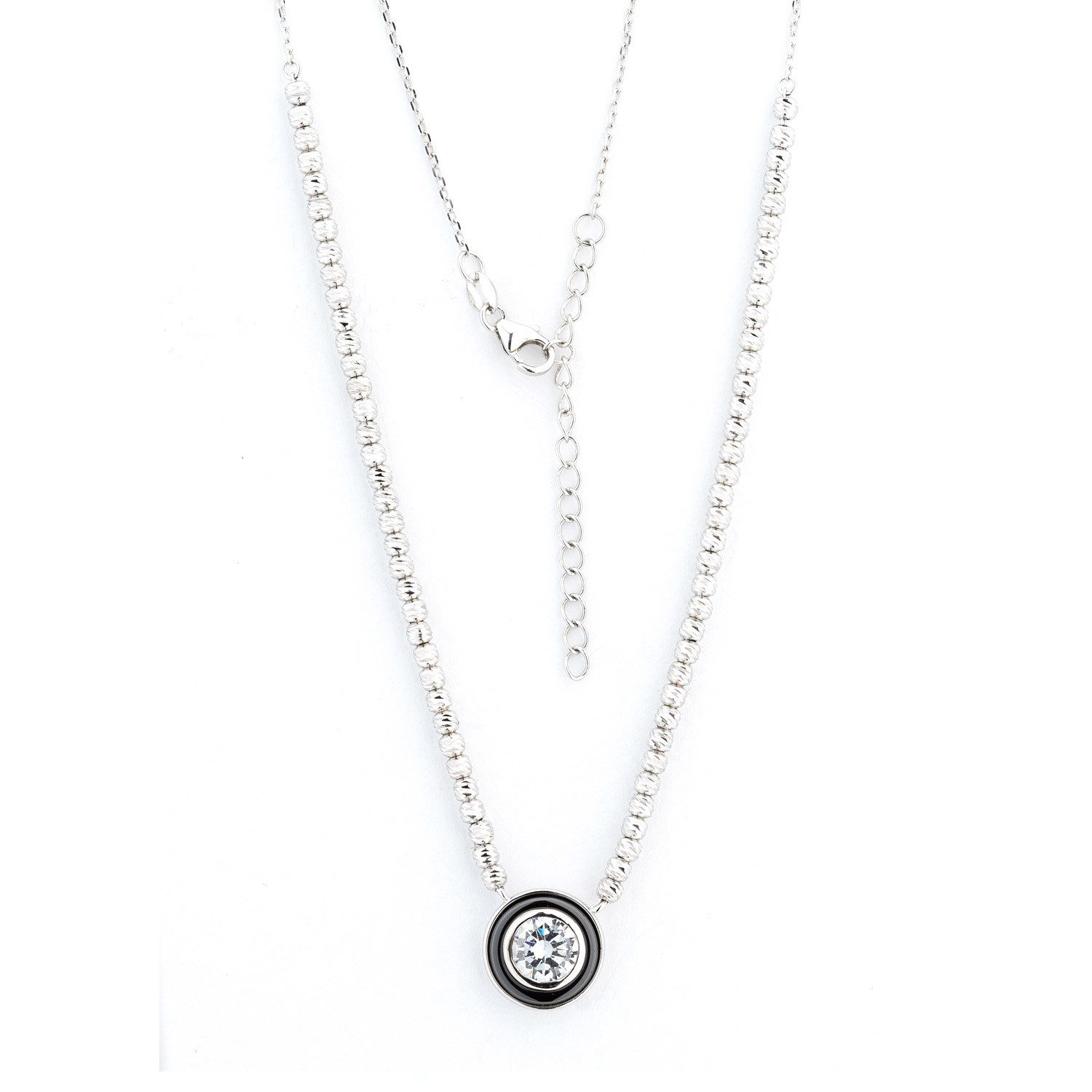 Silberkette Damen Collier 925 Sterlingsilber vergoldet