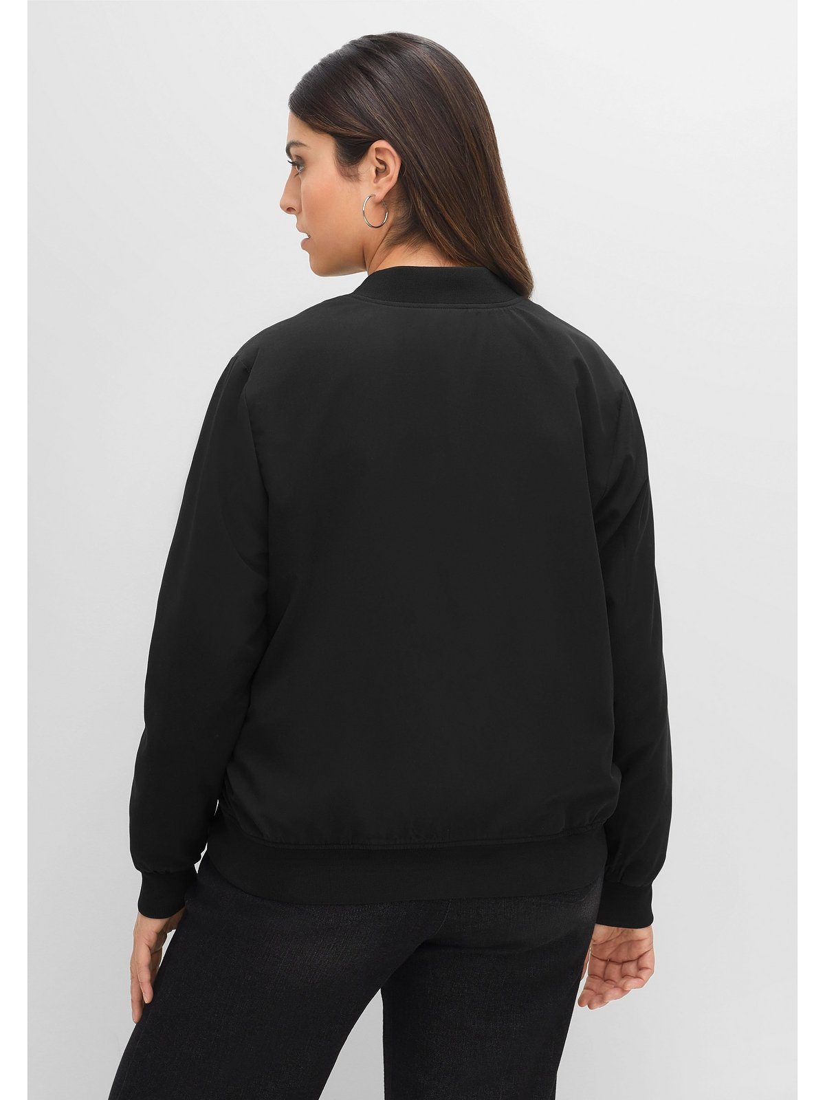 Sheego Blouson Große Größen mit Rippbündchen günstig online kaufen