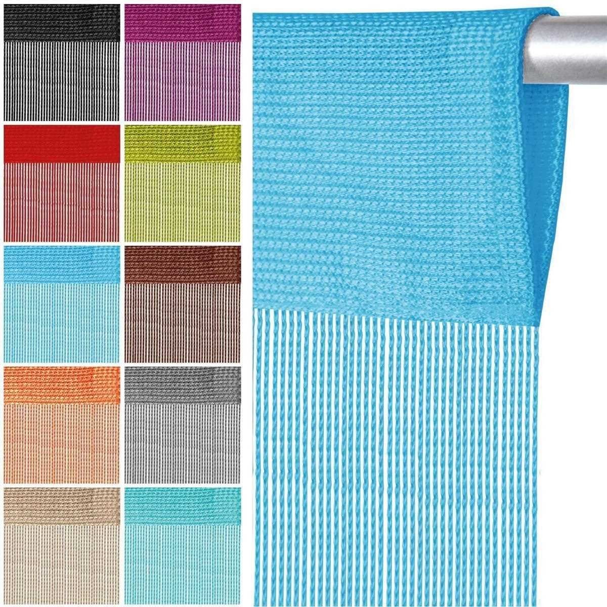Arsvita Fadenvorhang "Prince" (1 St), Stangendurchzug, abdunkelnd, 100% Mikrofaser, hochwertig, individuell kürzbar, bei 30°C waschbar – Bild 4 von 5