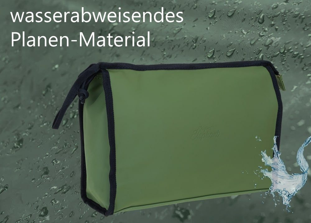 ELEPHANT Kulturbeutel groß Kulturtasche Washbag Classic Hydro Plane, wasserabweisend Sauna Reise Sport Tasche 12817