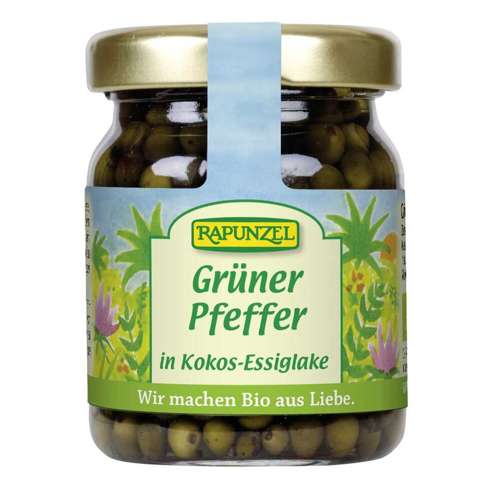 Rapunzel Antipasti Grüner Pfeffer in Kokos-Essiglake 60g