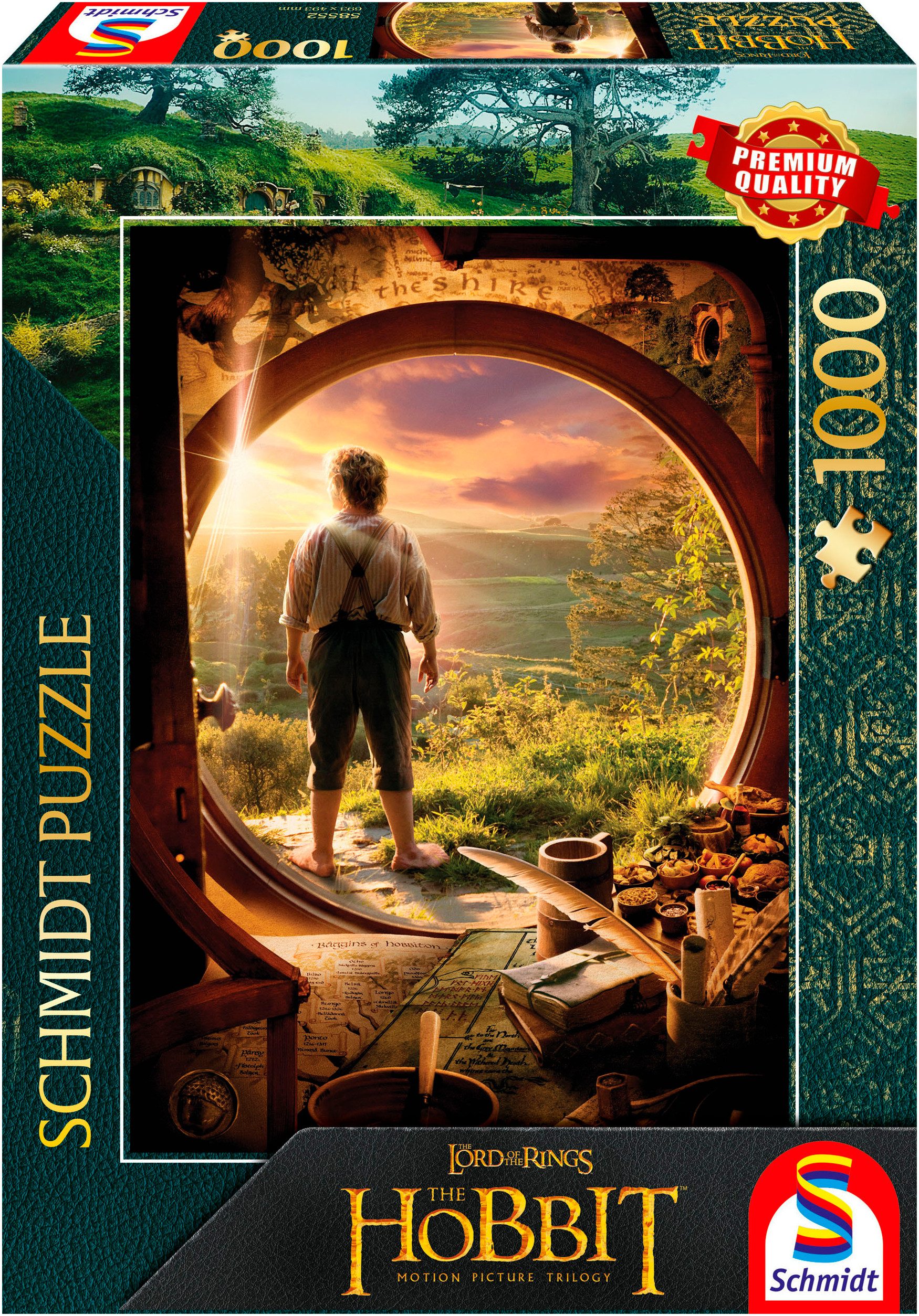 Schmidt Spiele Puzzle Der Hobbit, Leaving Bag End, 1000 Puzzleteile, Made i günstig online kaufen
