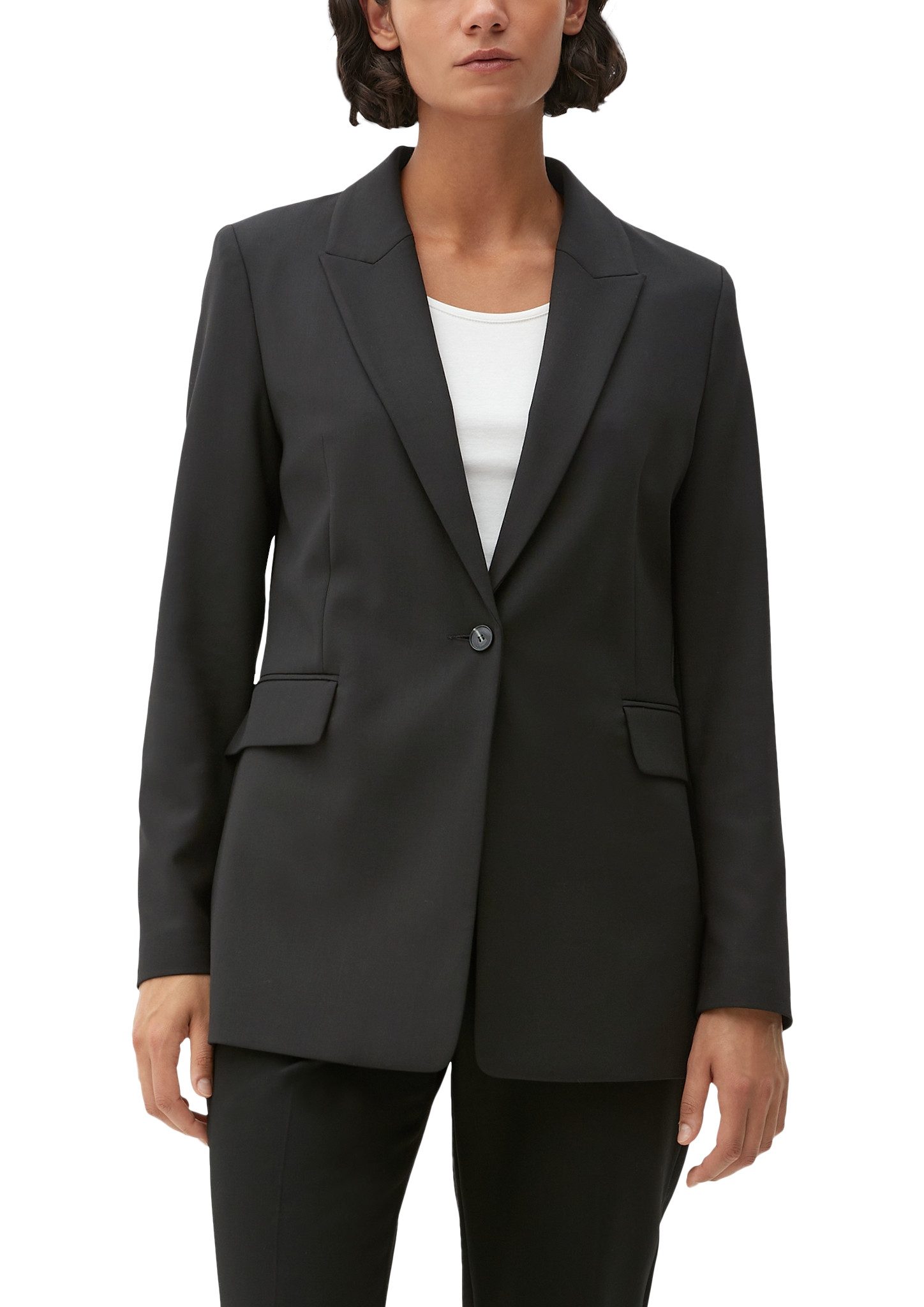 S.OLIVER BLACK LABEL Longblazer mit extravaganten 4-Knopf-Manschetten an den Ärmeln mehr