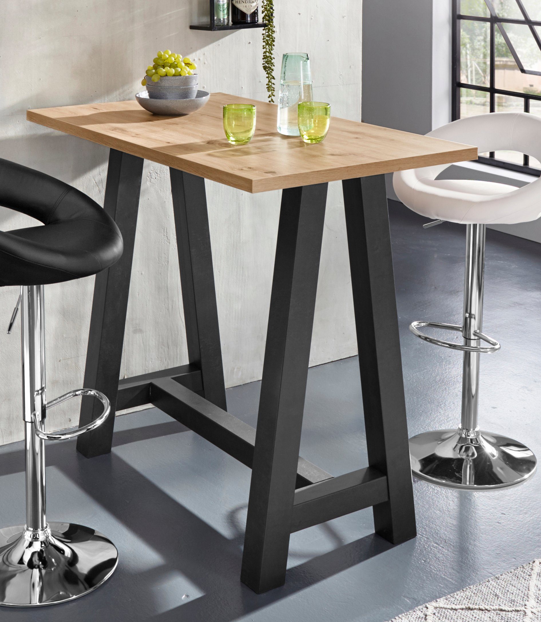 Mäusbacher Bartisch Gestell in U-Form (Breite 120, 140 oder 160 cm) günstig online kaufen