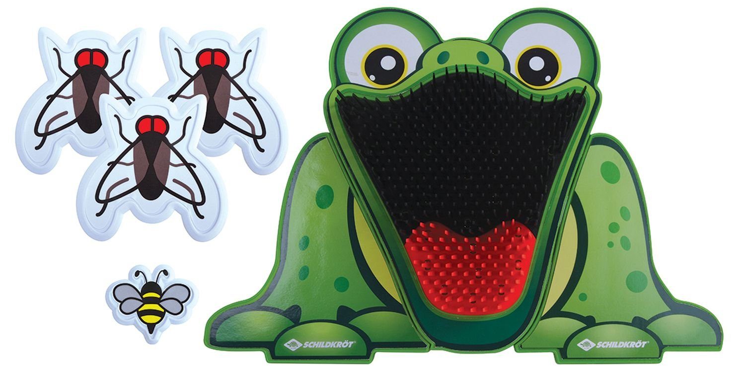 Schildkröt Spielzeug-Gartenset Feed the Frog Toss Game, Wurfspiel Geschicklichkeitsspiel