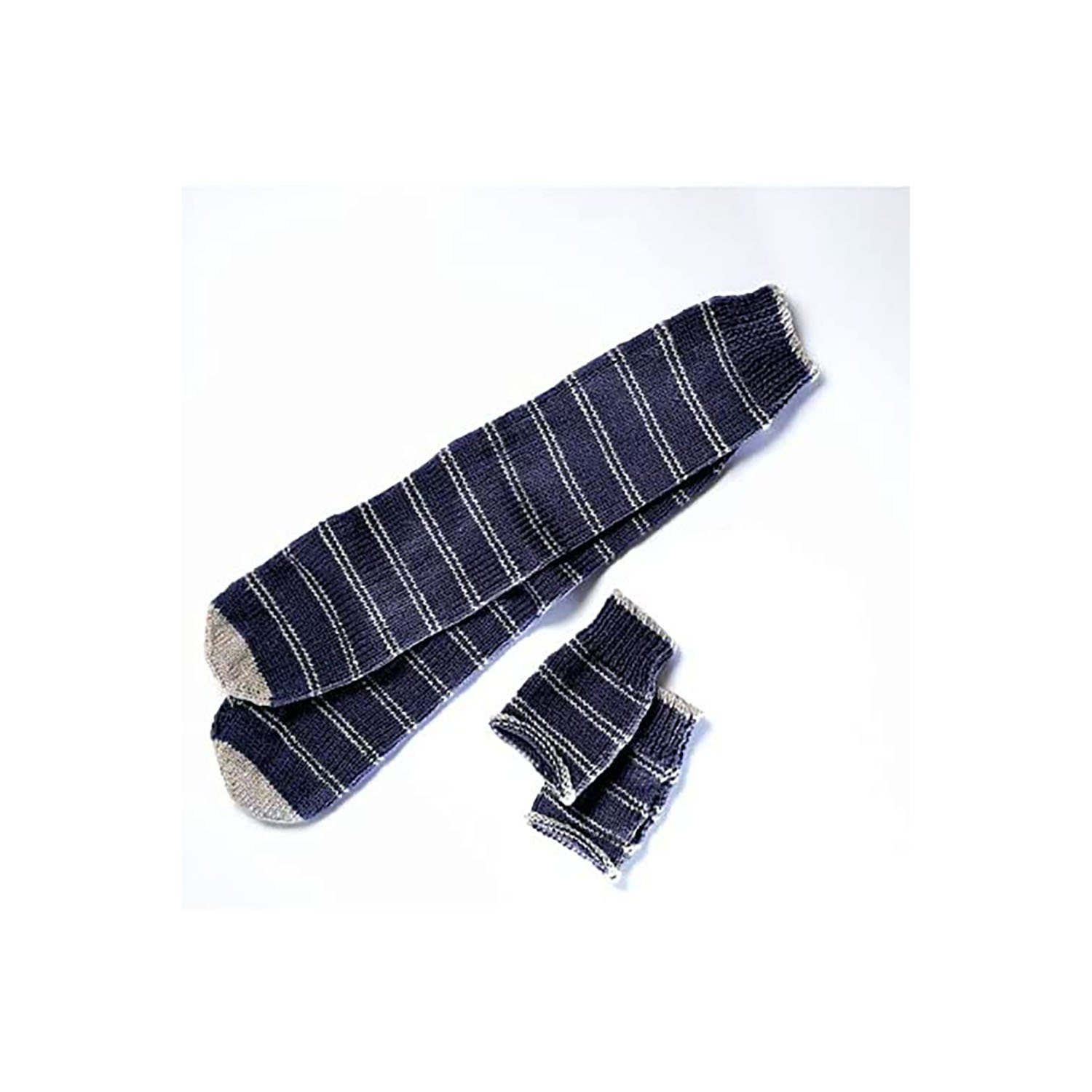 Harry Potter Strickhandschuhe Harry Potter Strümpfe & Fäustlinge blau zum Stricken