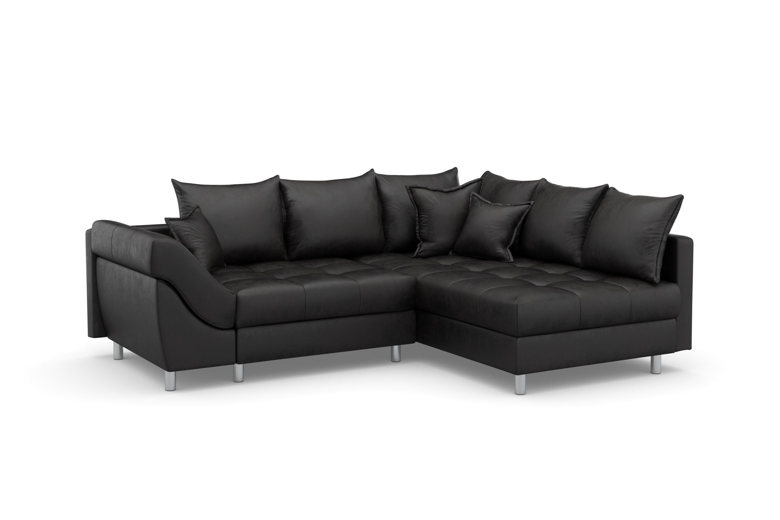 COLLECTION AB Ecksofa montierbar rechts Joseli, links inklusive oder Recamiere Federkern