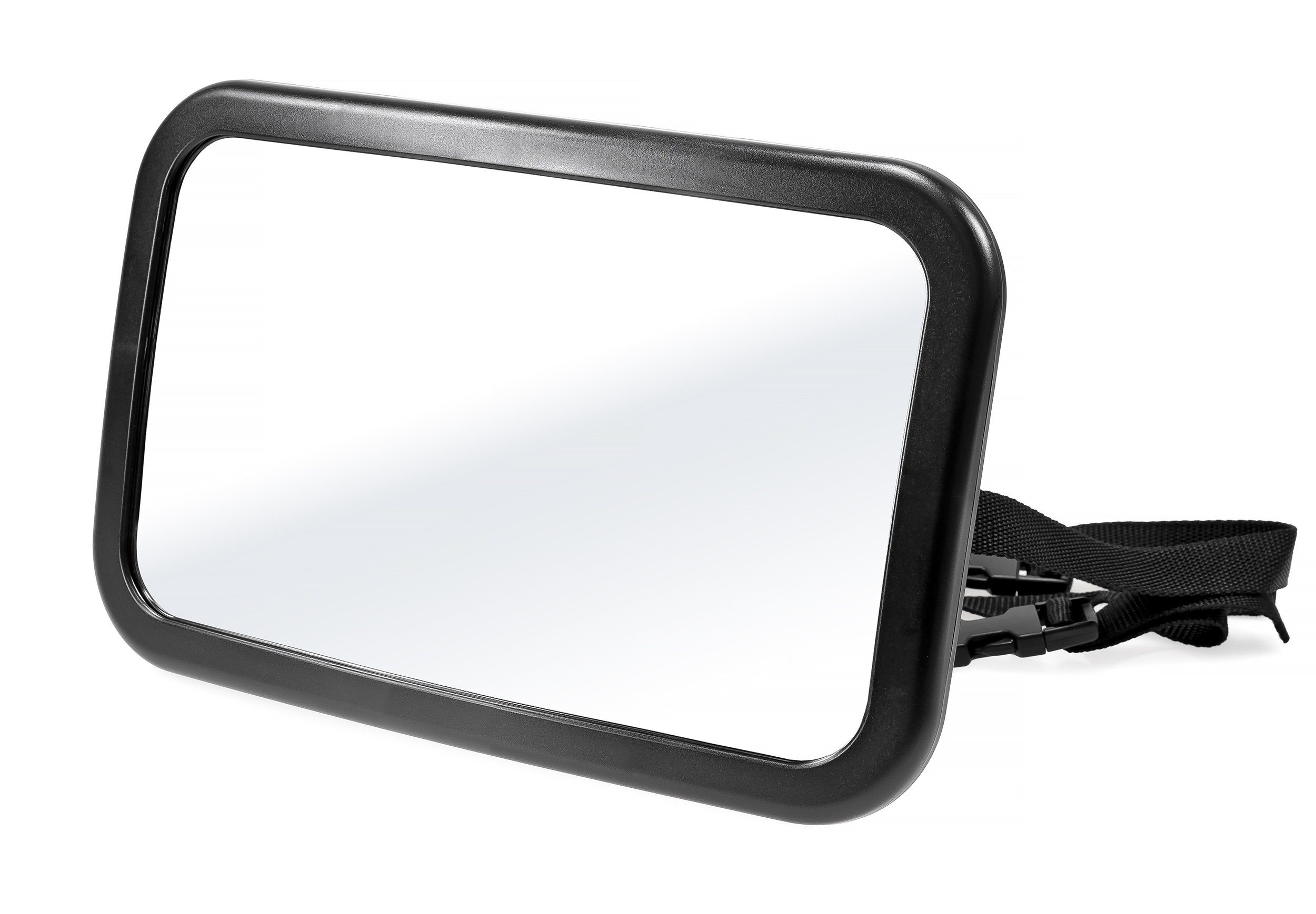 Twins Babyspiegel Baby Rücksitzspiegel für die Kopfstütze, einfache Montage, dreh- und neigbar